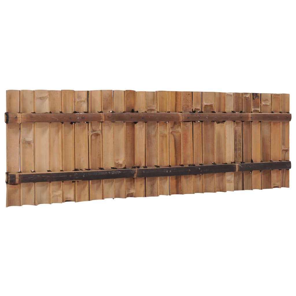 Garden Fence Panel Bamboo 170x50 cm Dark Brown